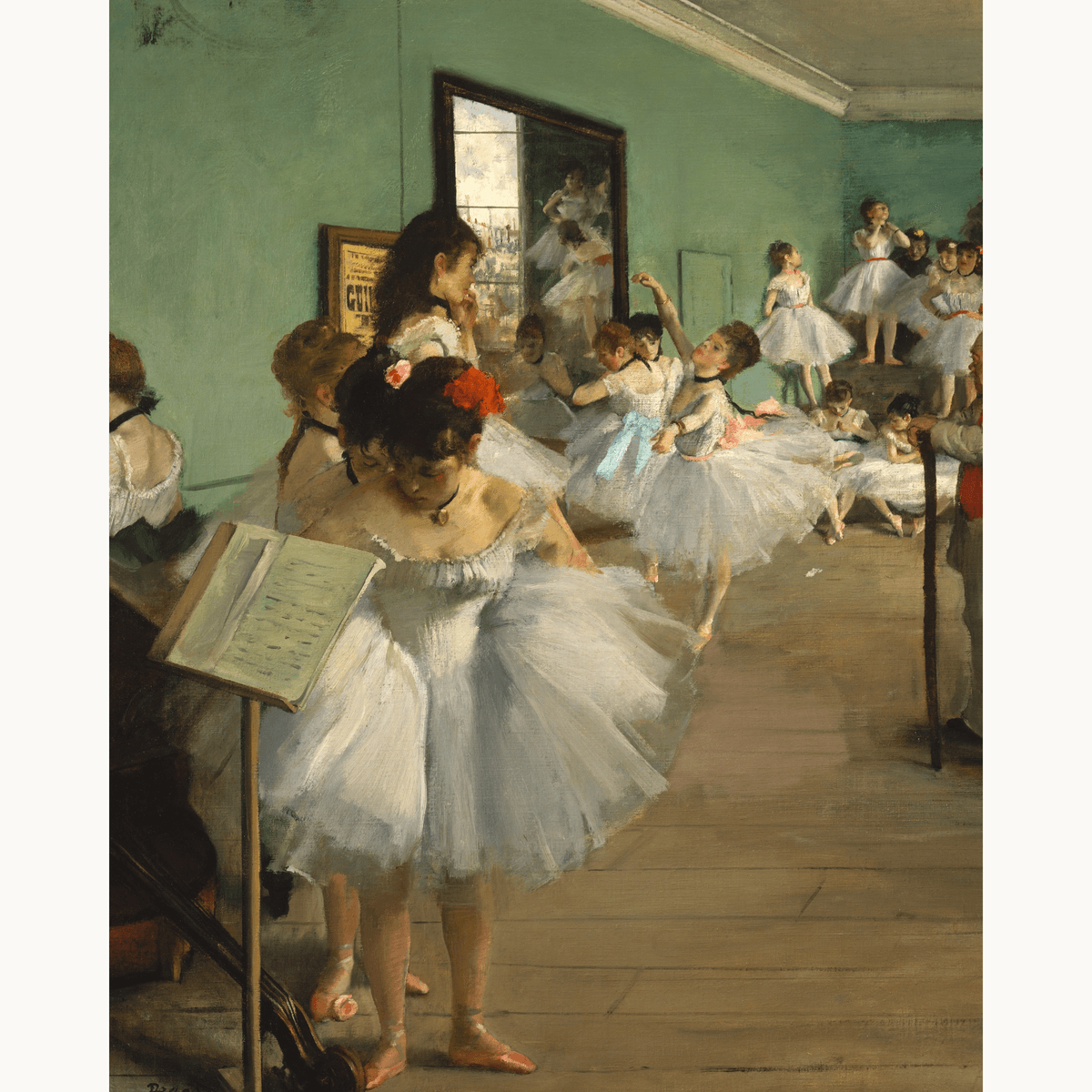 The Dance Class by Edgar Degas - Number Artist Paint by Numbers Kits