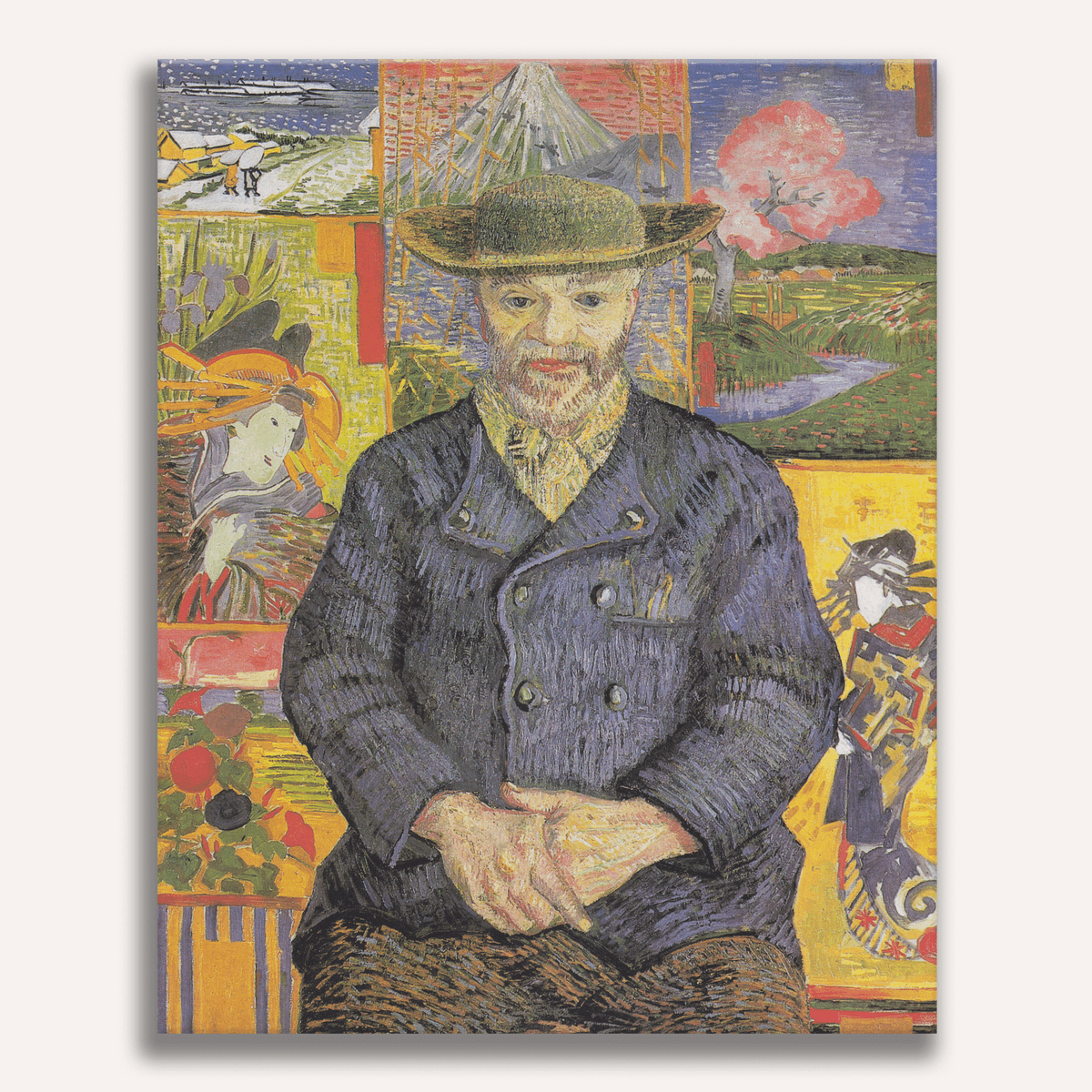 Portrait of Père Tanguy by Vincent Van Gogh - Number Artist Paint by Numbers Kits