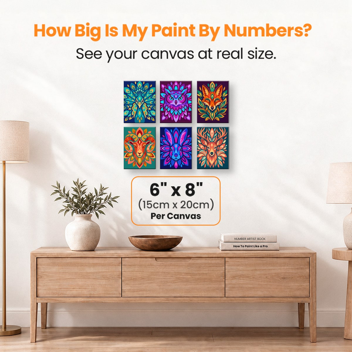 Ornamental Animals - Number Artist Paint by Numbers Kits