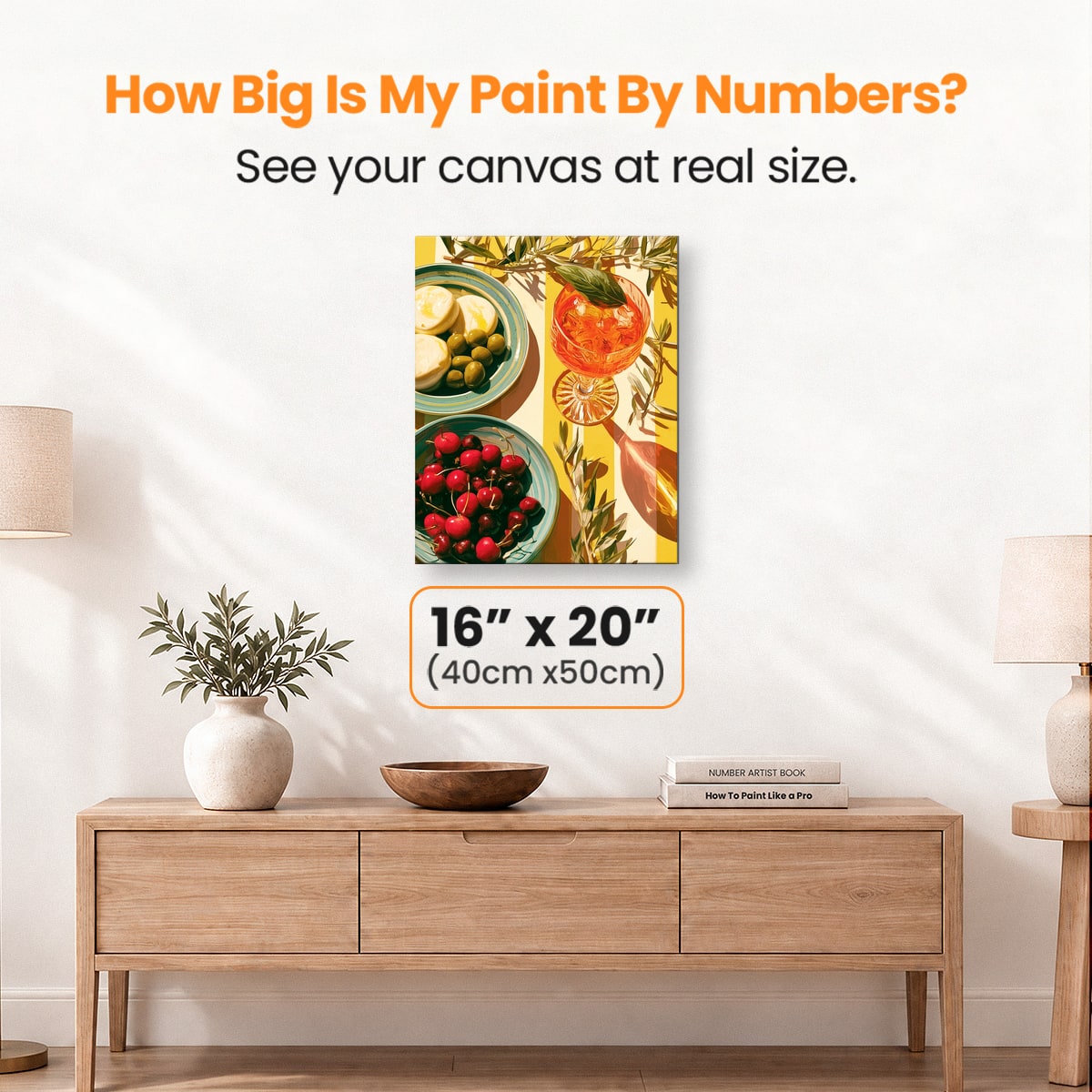 Mediterranean Aperitivo - Number Artist Paint by Numbers Kits