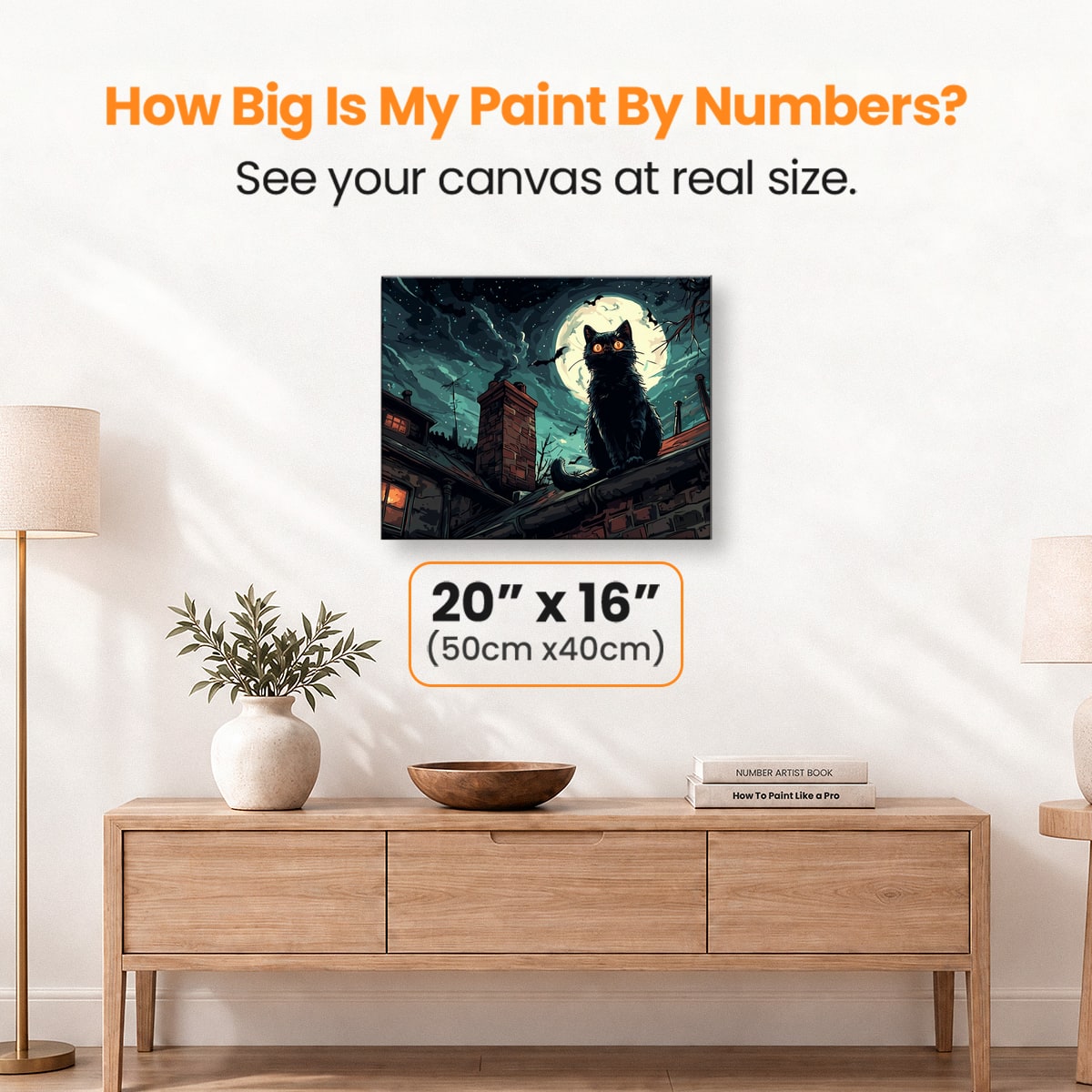 Spooky Paws - Number Artist Paint by Numbers Kits