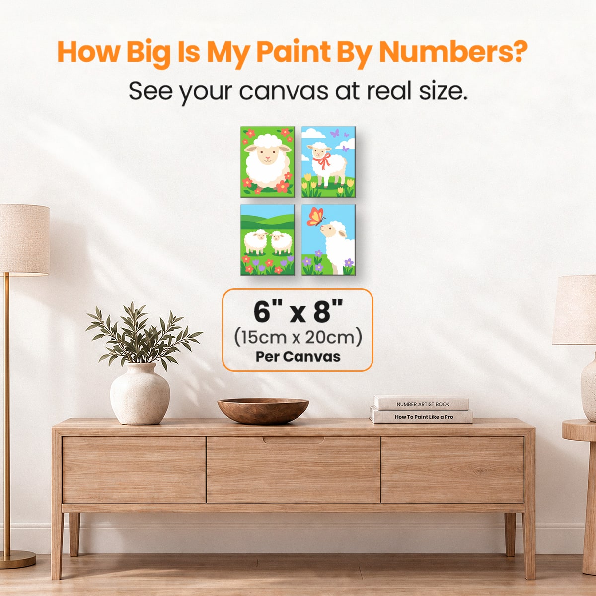 Lamb Grace - Number Artist Paint by Numbers Kits