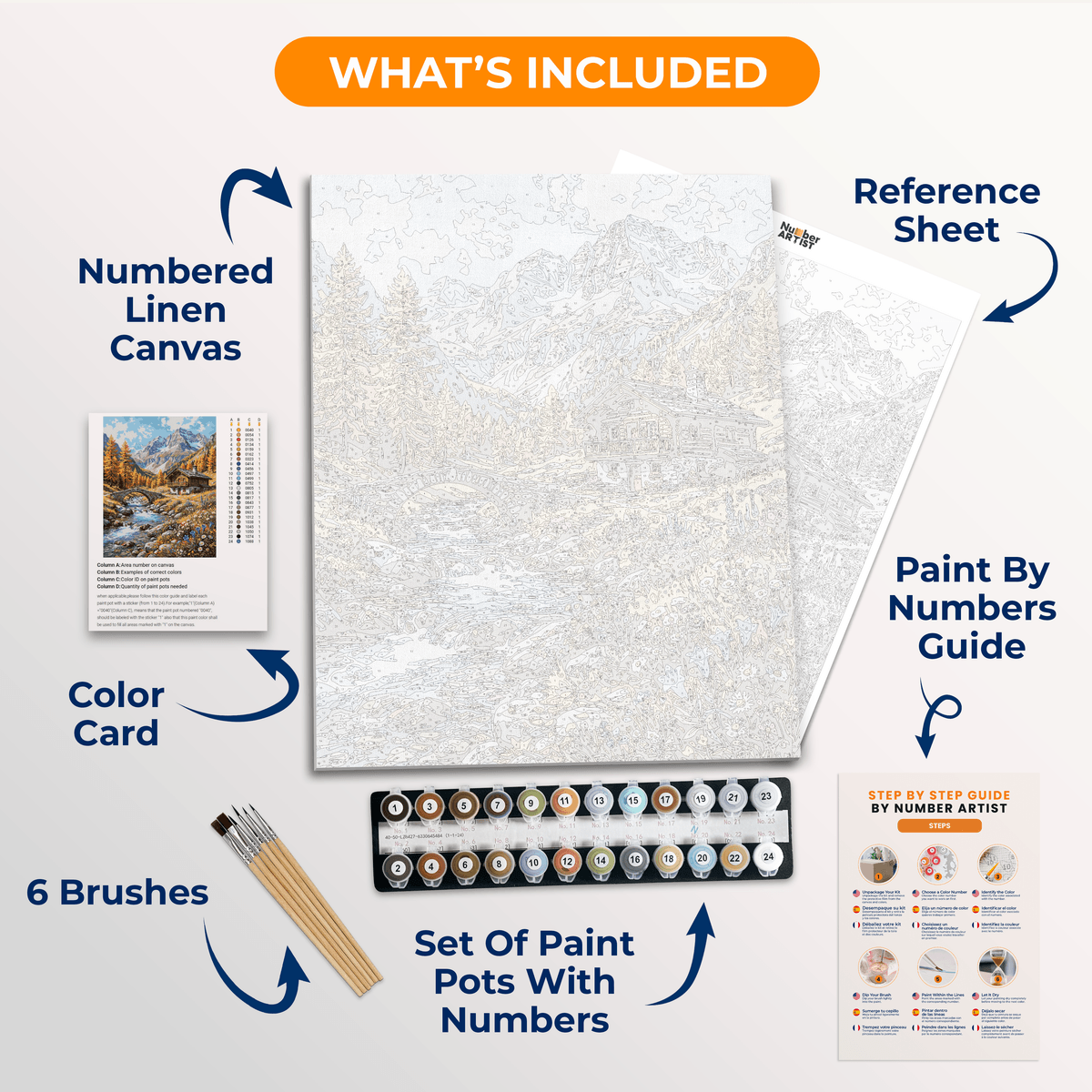 Alpine Peace - Number Artist Paint by Numbers Kits