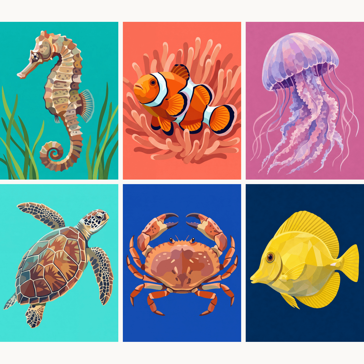 Ocean Depths - Number Artist Paint by Numbers Kits