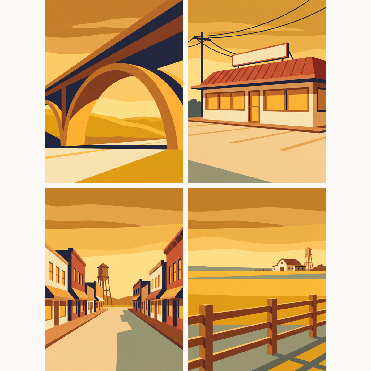Main Street Memories - Number Artist Paint by Numbers Kits