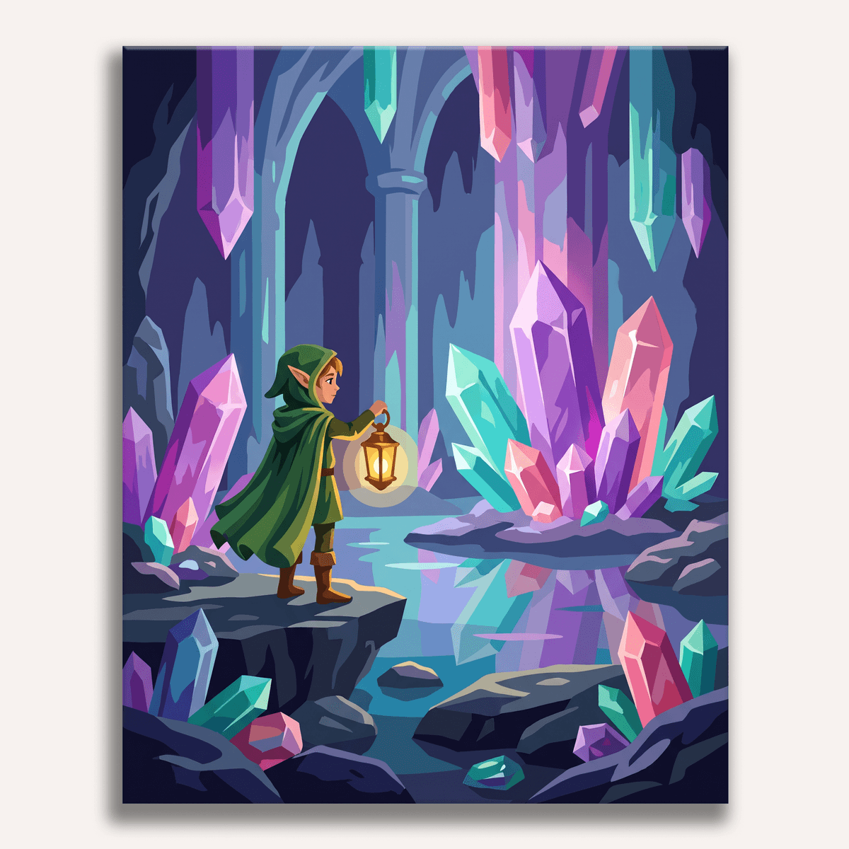 Crystal Cave Wonder - Number Artist Paint by Numbers Kits