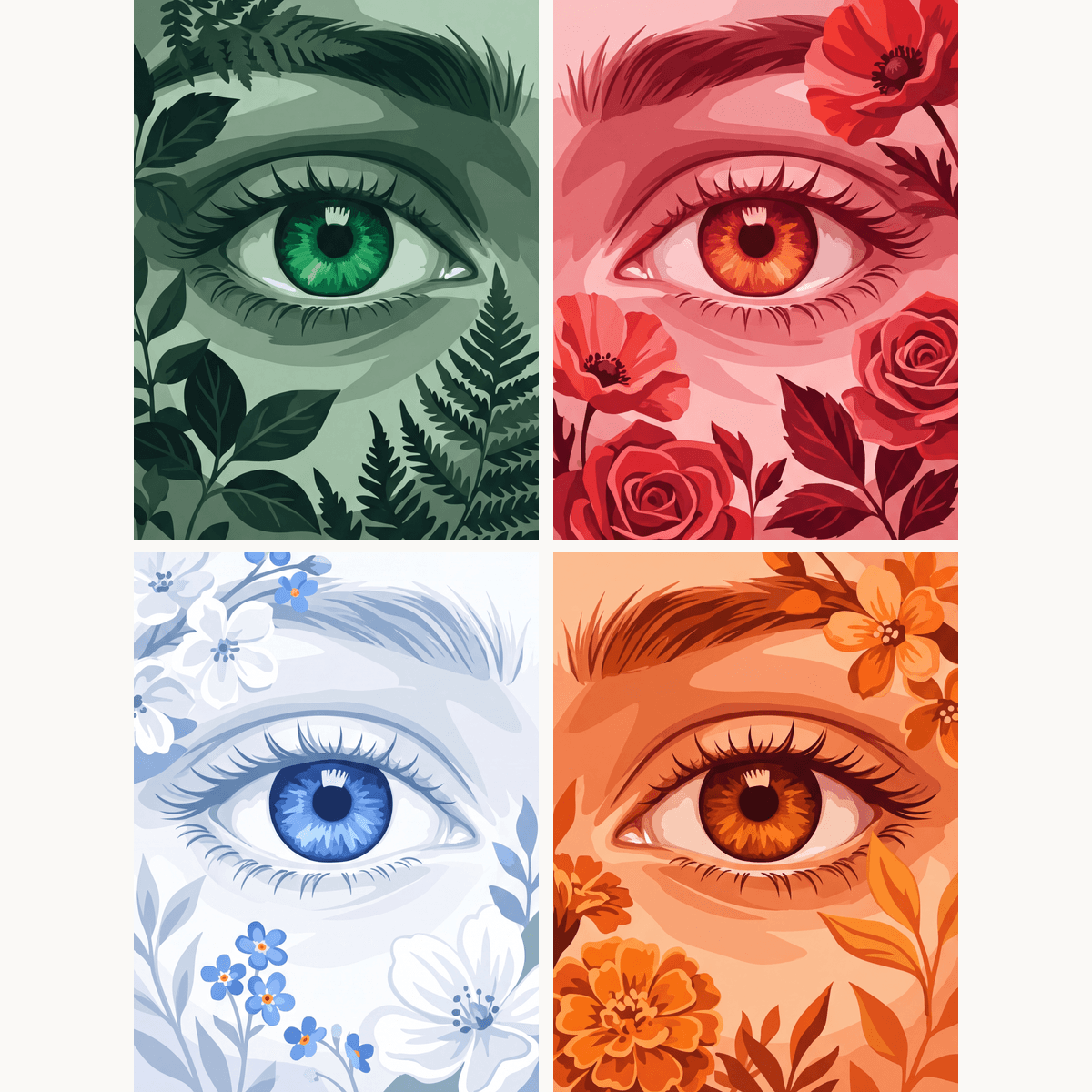 Petal Irises - Number Artist Paint by Numbers Kits