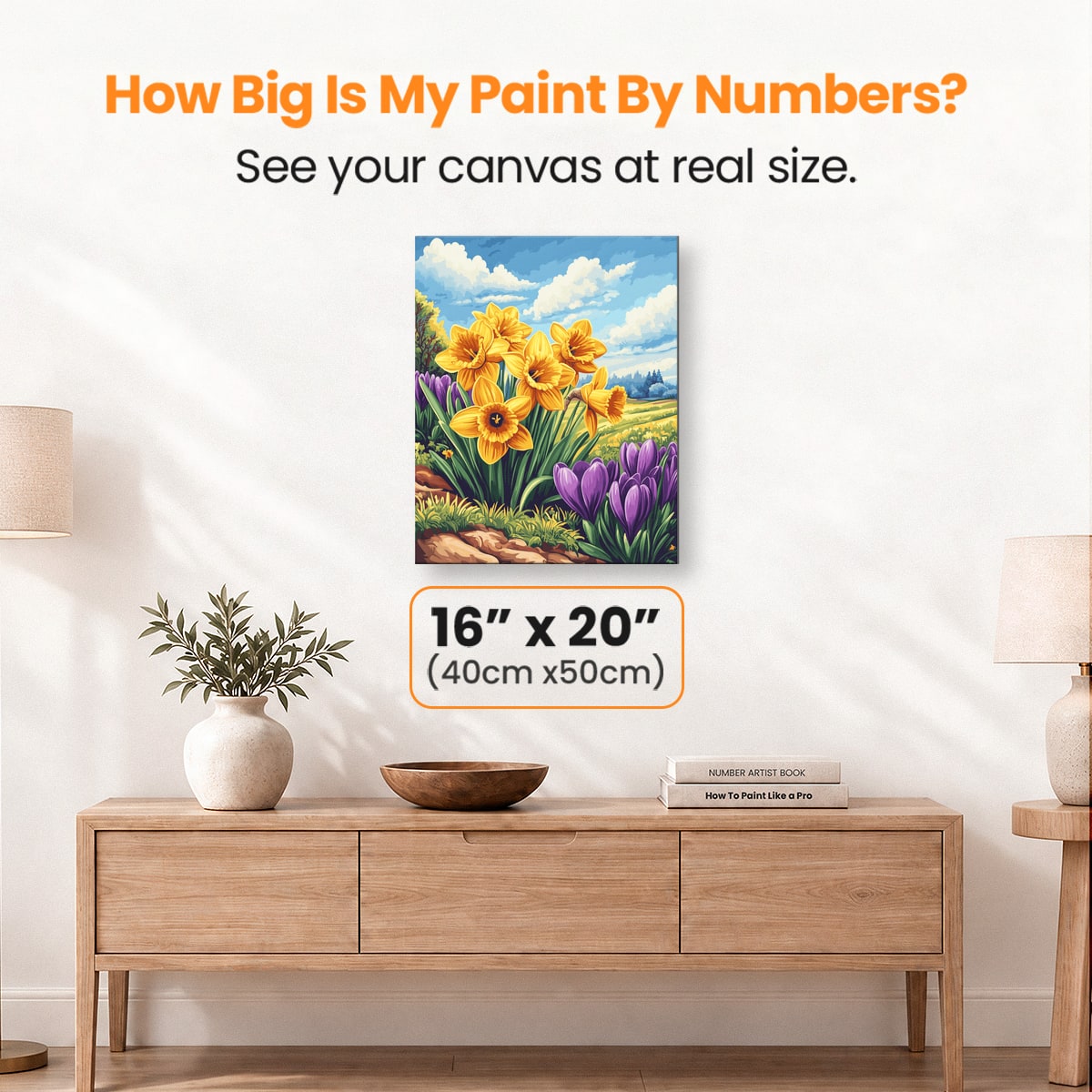 Yellow Daffodils - Number Artist Paint by Numbers Kits