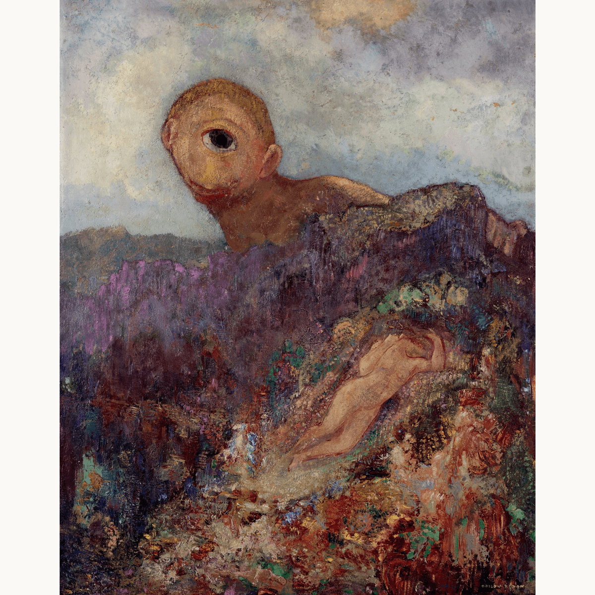 The Cyclops by Odilon Redon - Number Artist Paint by Numbers Kits