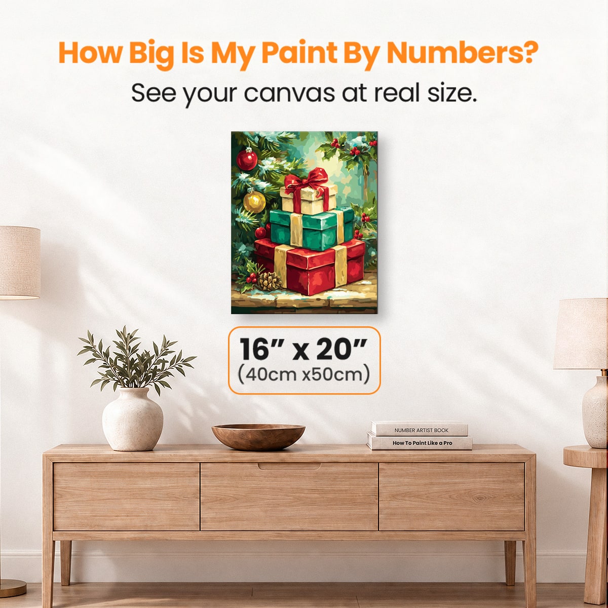 Stack of Presents - Number Artist Paint by Numbers Kits