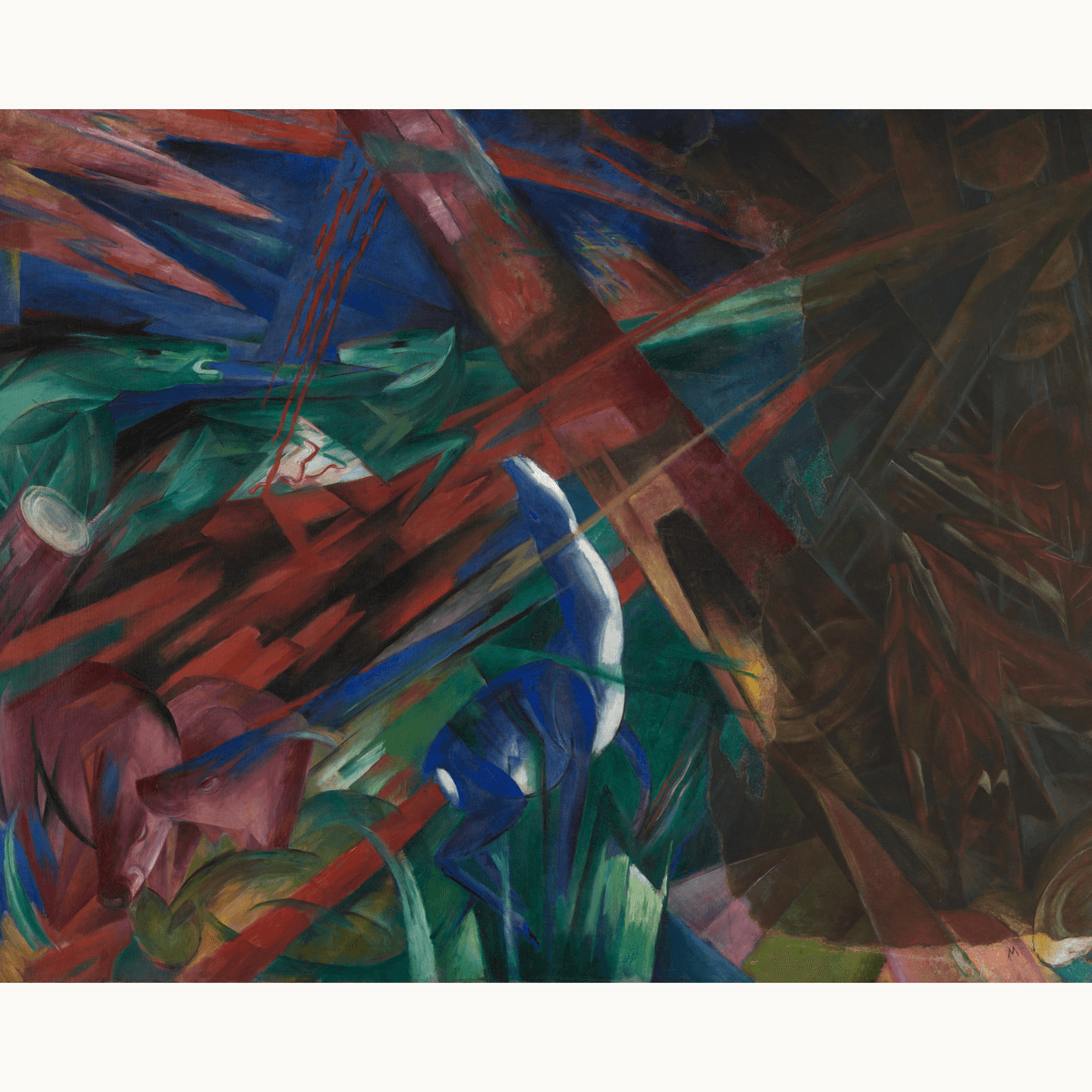 Fate of the Animals by Franz Marc - Number Artist Paint by Numbers Kits