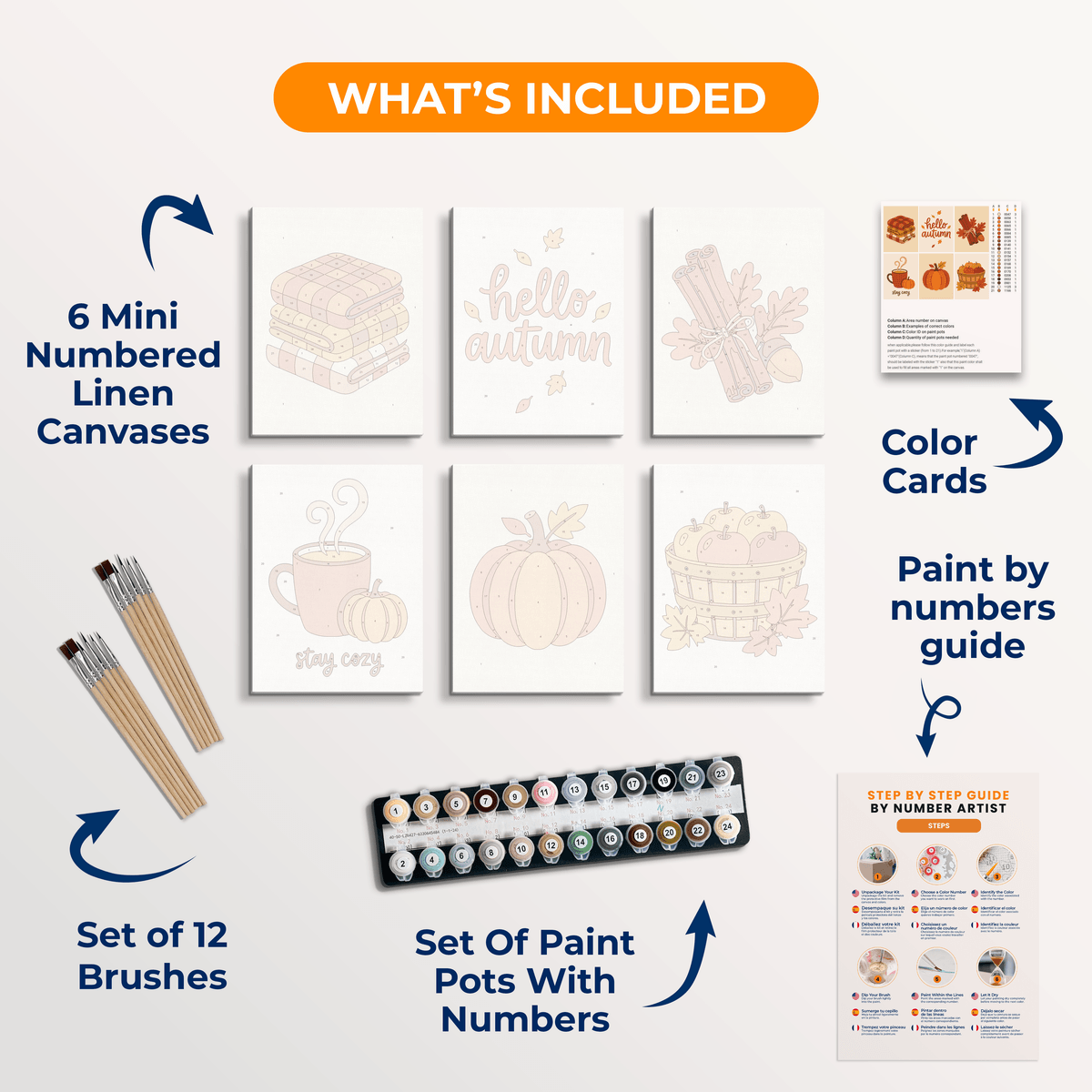 Autumn's Embrace - Number Artist Paint by Numbers Kits