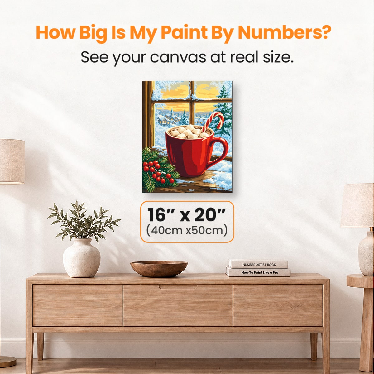 Warm Hands - Number Artist Paint by Numbers Kits