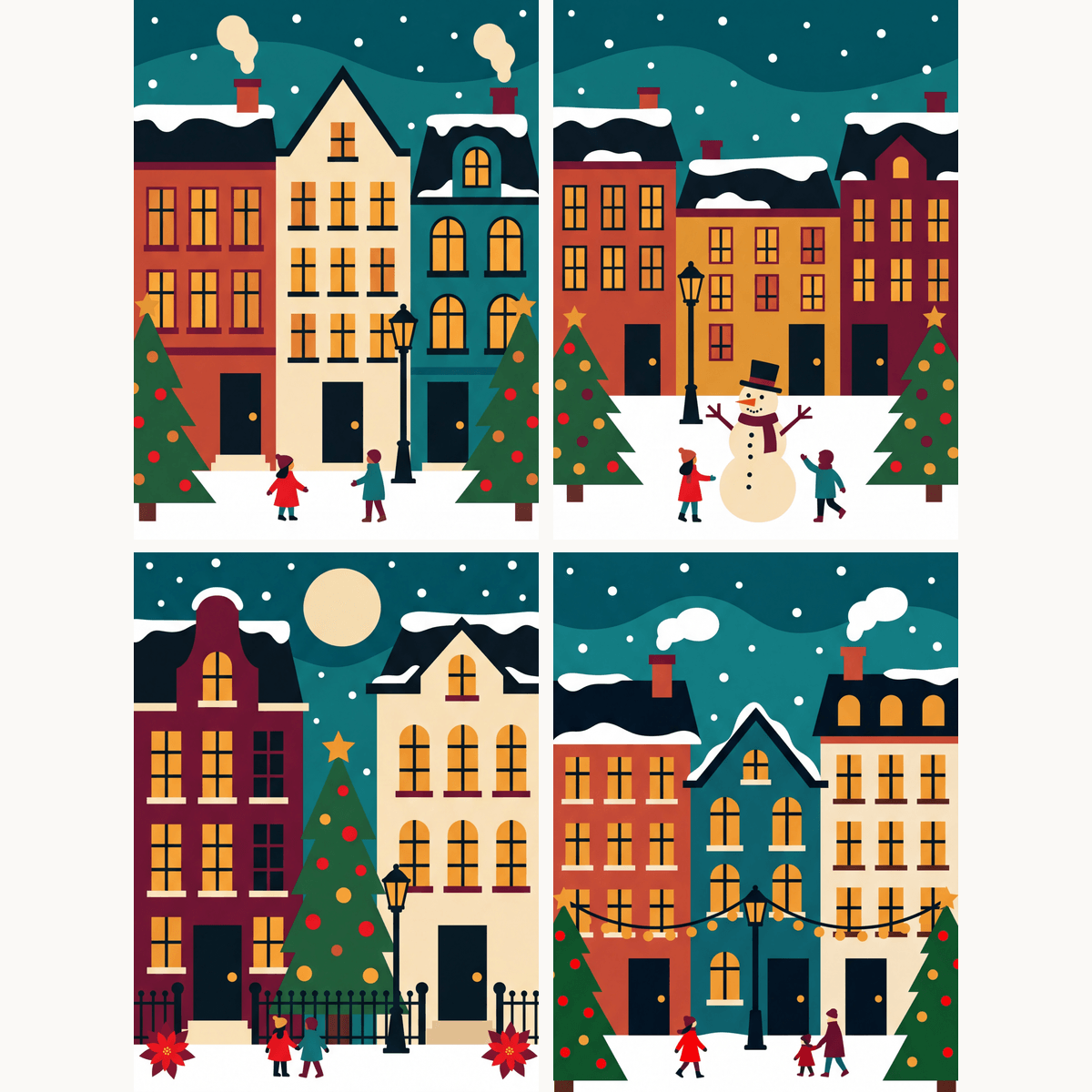 Snowfall Homecoming - Number Artist Paint by Numbers Kits