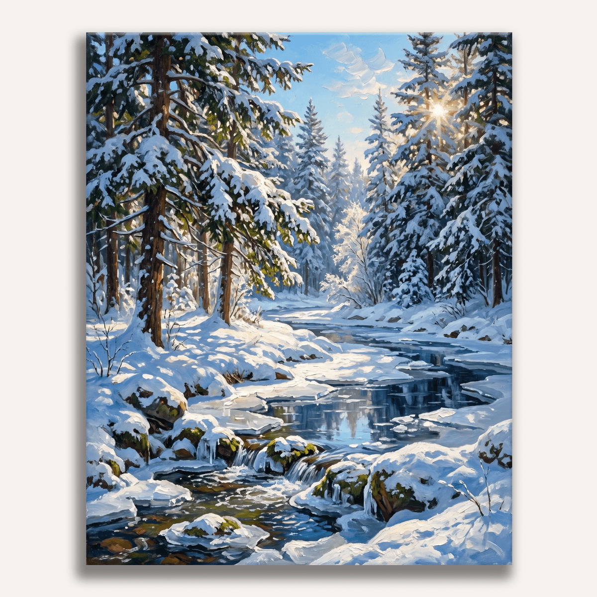 Winter Hush - Number Artist Paint by Numbers Kits