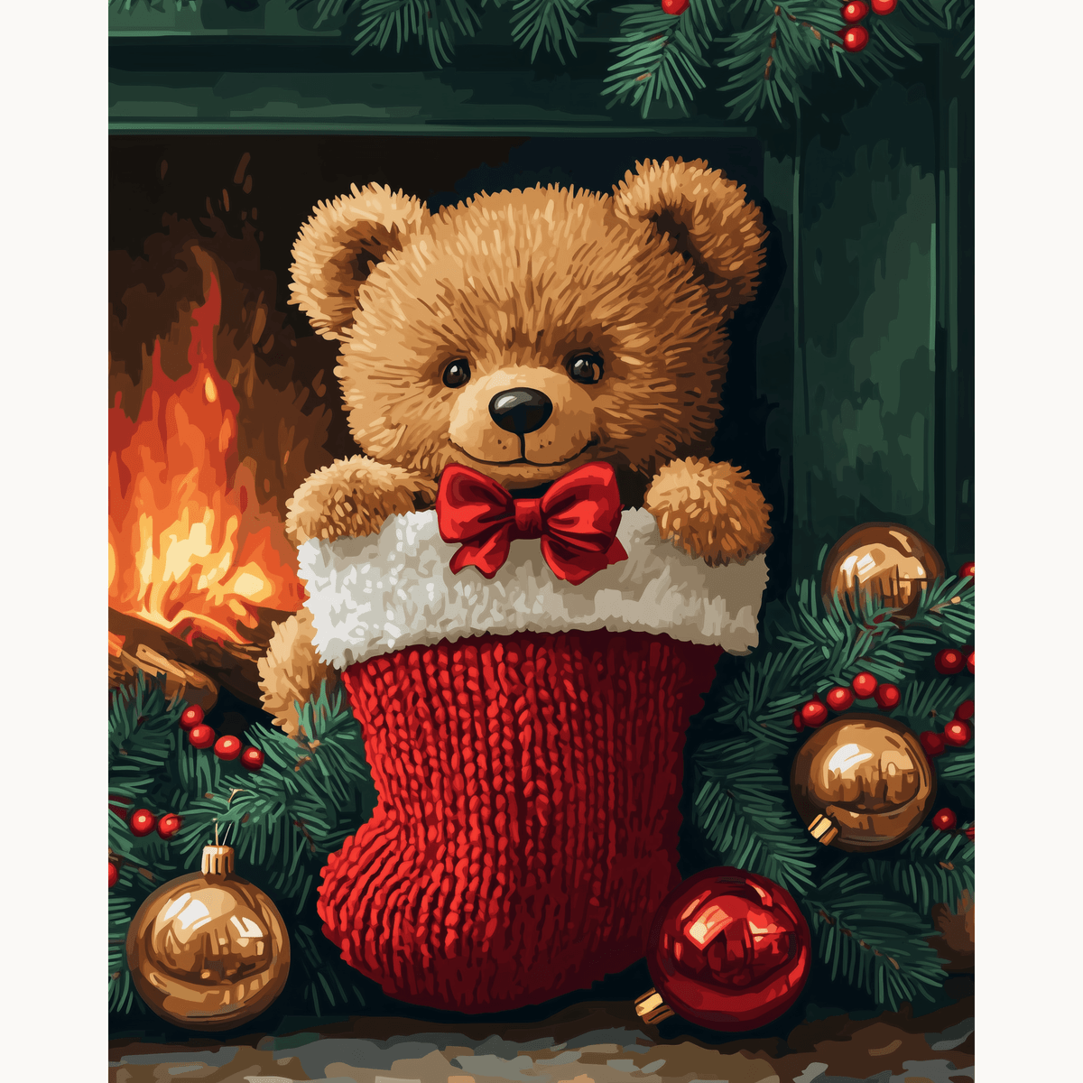 Christmas Morning - Number Artist Paint by Numbers Kits