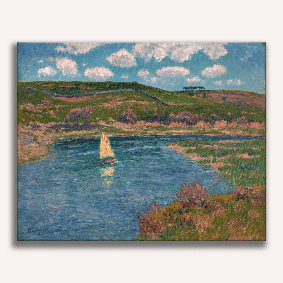 Rivière de Pont-Aven, Finistère by Henry Moret - Number Artist Paint by Numbers Kits
