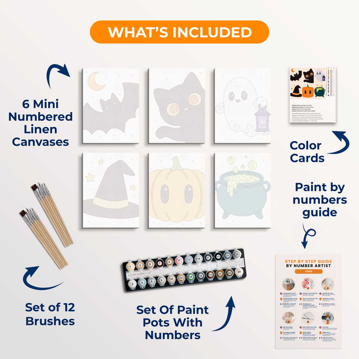 Boo Crew - Number Artist Paint by Numbers Kits