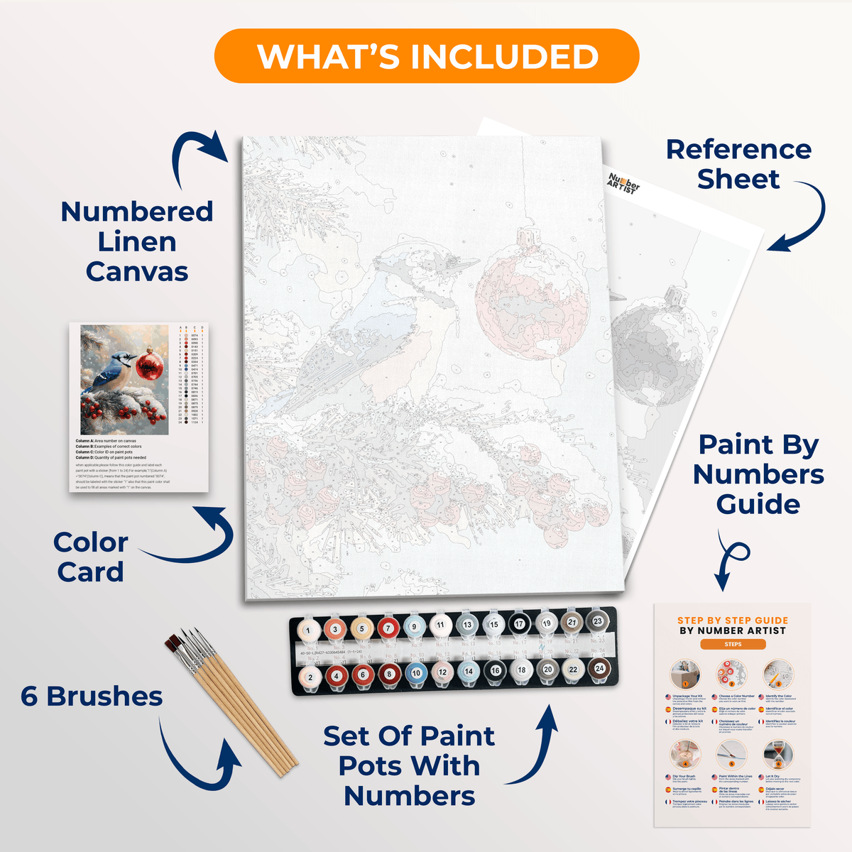 Winter Song - Number Artist Paint by Numbers Kits