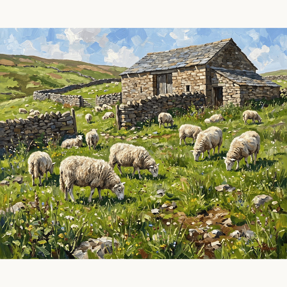 Gentle Hill Farm - Number Artist Paint by Numbers Kits