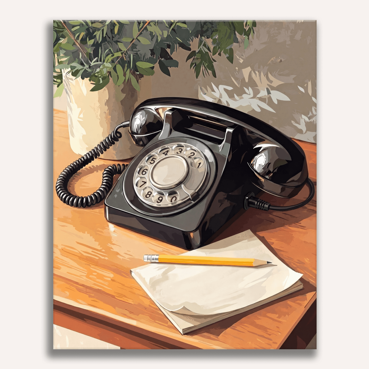 Rotary Phone - Number Artist Paint by Numbers Kits