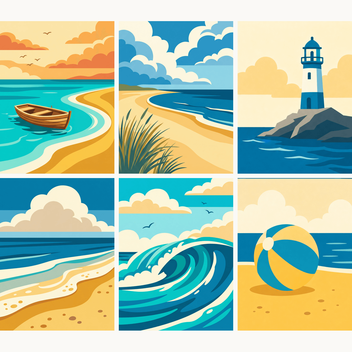 Ocean Tide - Number Artist Paint by Numbers Kits