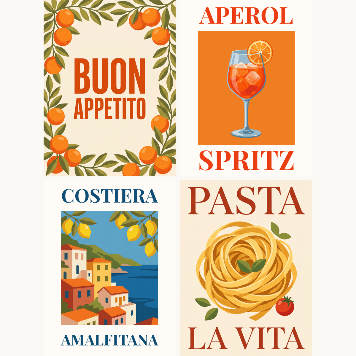 Buon Appetito - Number Artist Paint by Numbers Kits