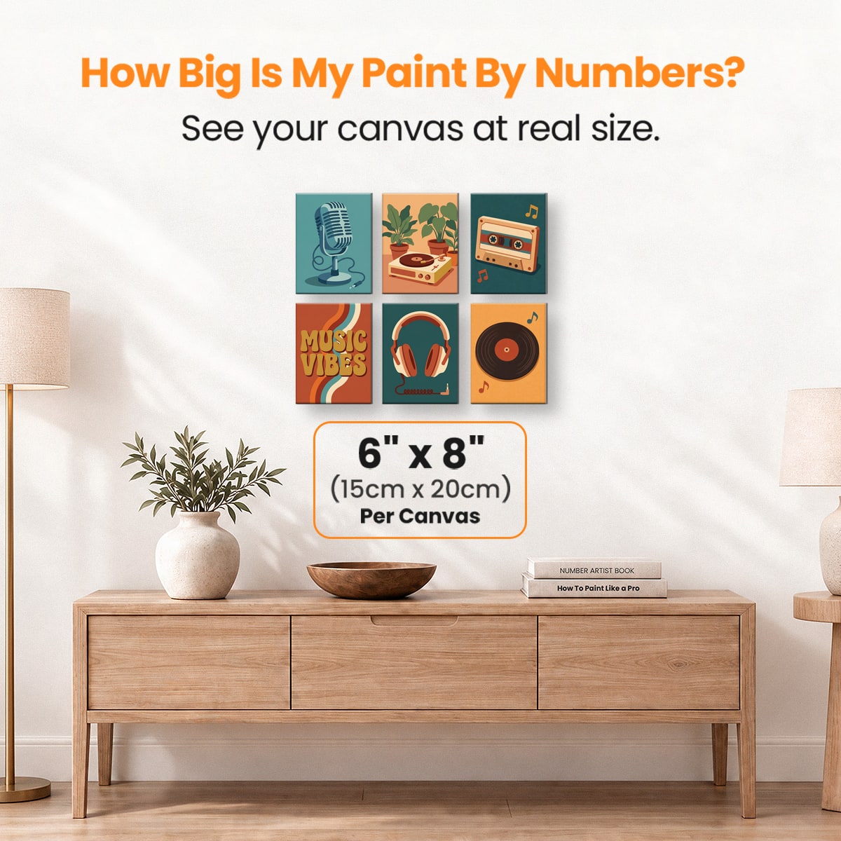 Music Vibes - Number Artist Paint by Numbers Kits