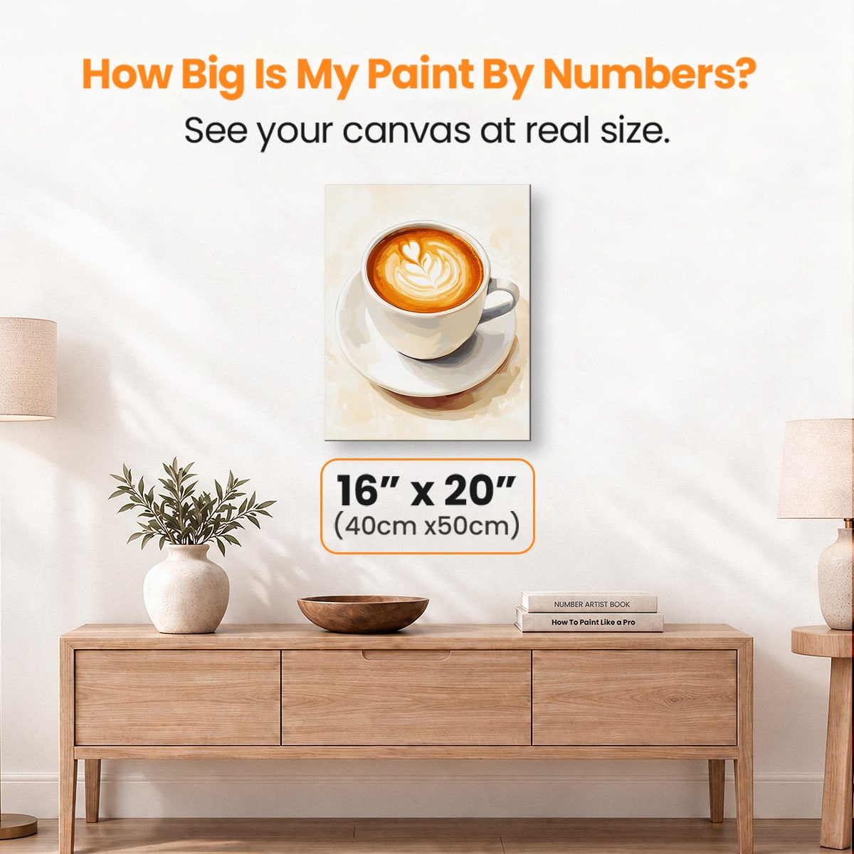 Cappuccino - Number Artist Paint by Numbers Kits