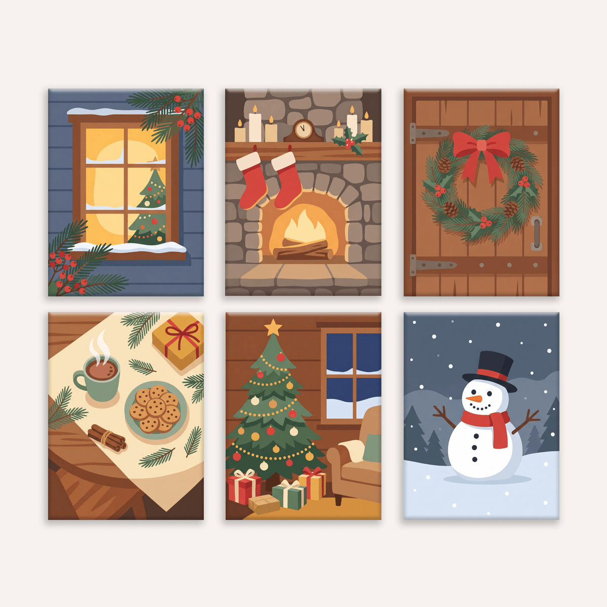 Merry Little Christmas - Number Artist Paint by Numbers Kits