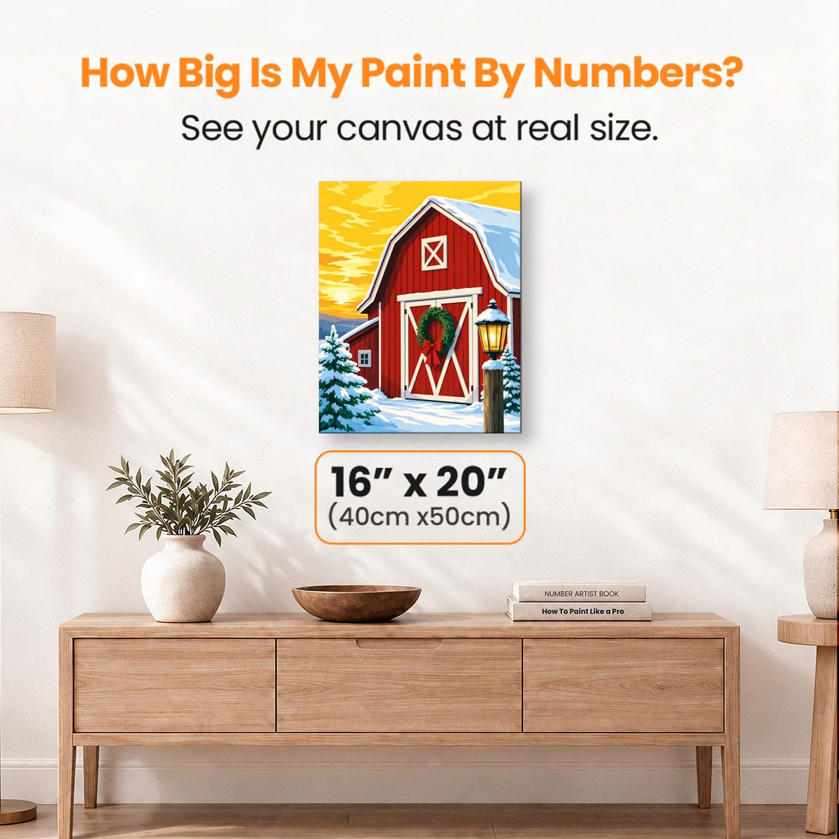 Homestead Cheer - Number Artist Paint by Numbers Kits