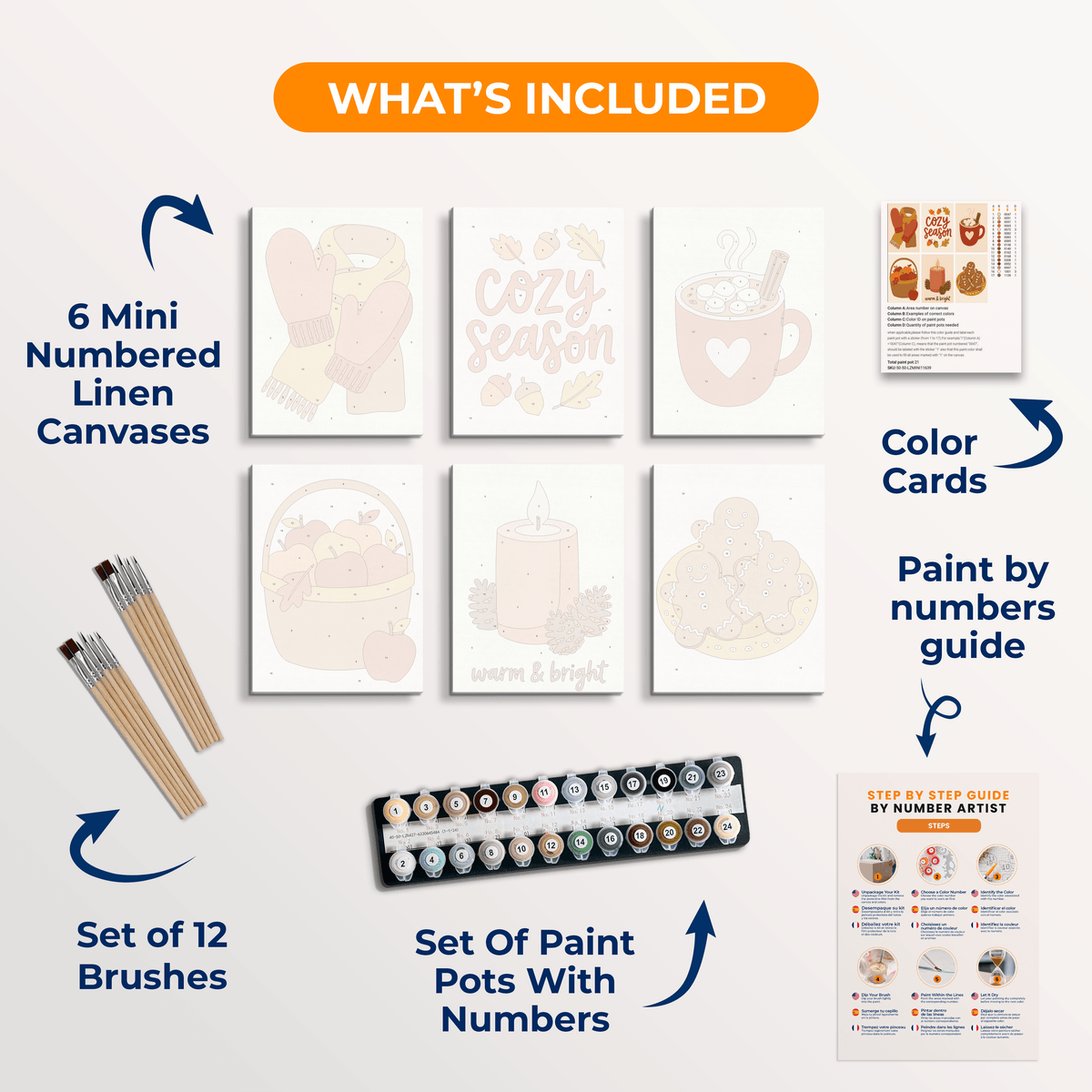 Warmth of the Season - Number Artist Paint by Numbers Kits