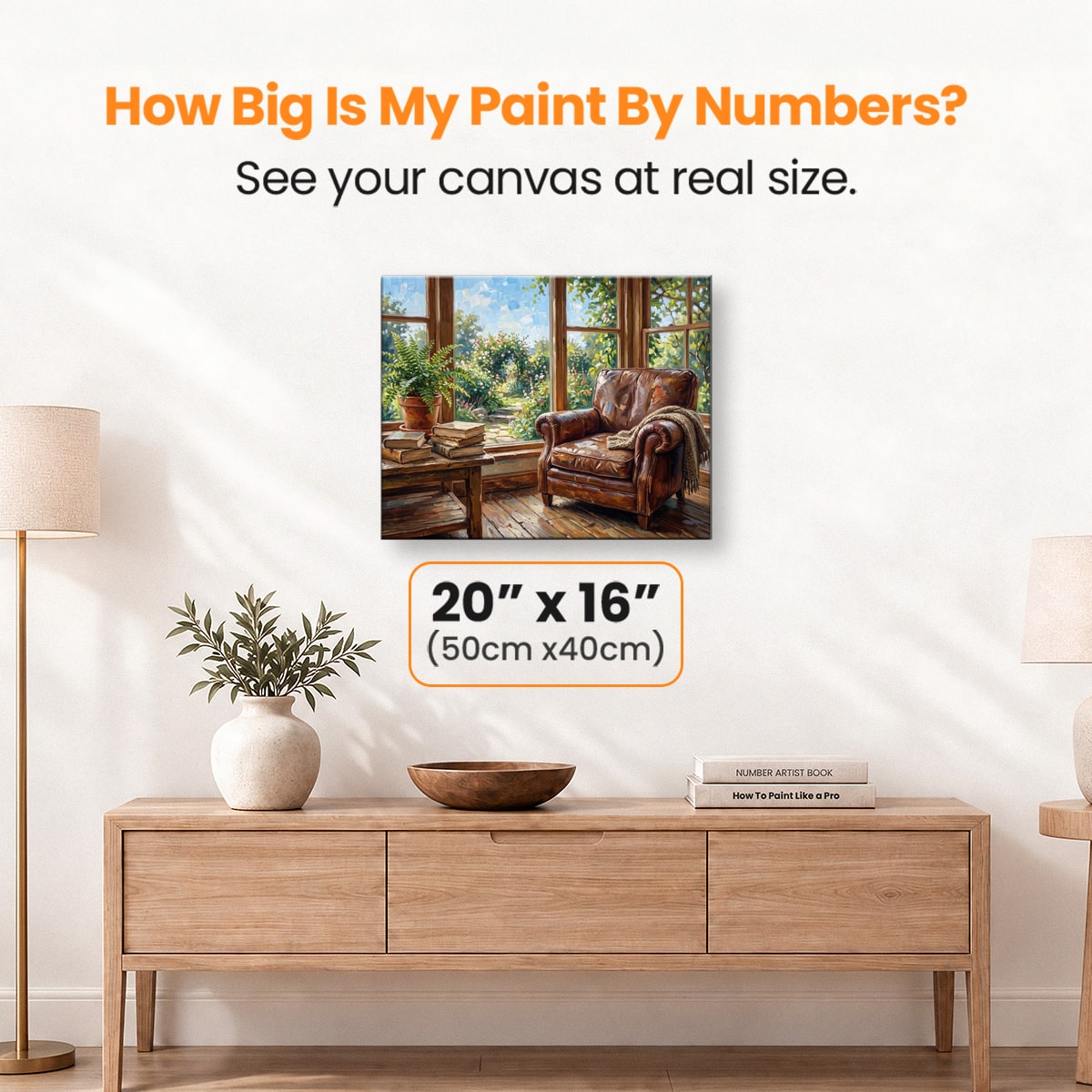 Armchair Hideaway - Number Artist Paint by Numbers Kits