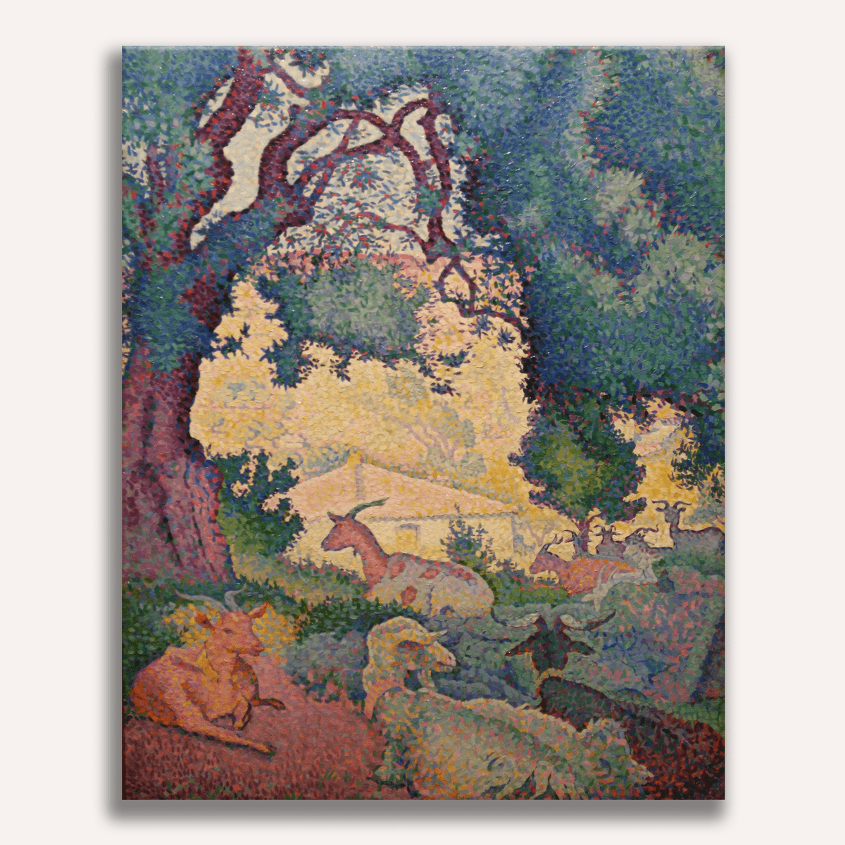 Landscape with Goats by Henri-Edmond Cross - Number Artist Paint by Numbers Kits