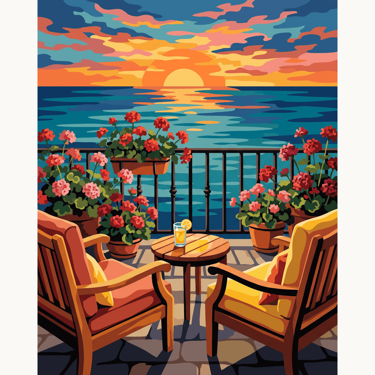 Seaside Retreat - Number Artist Paint by Numbers Kits