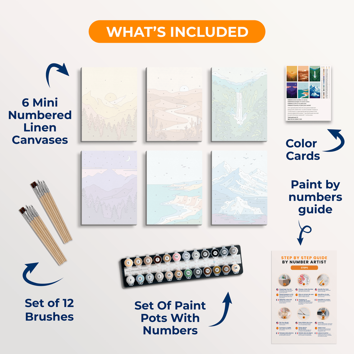 Wild Landscapes - Number Artist Paint by Numbers Kits