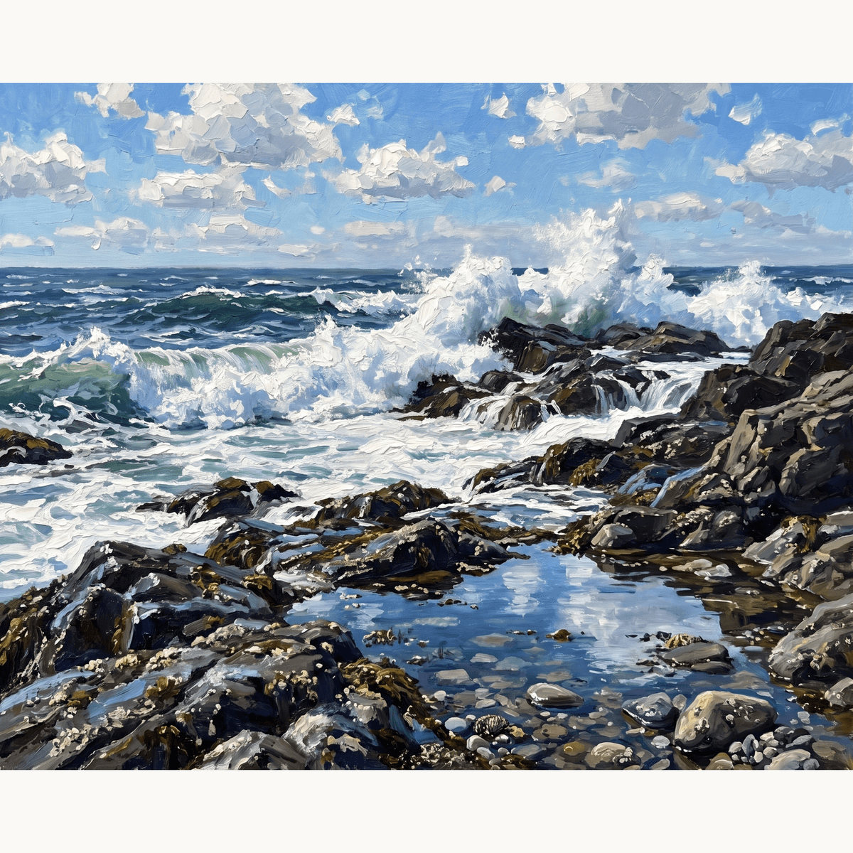 Crashing Waves - Number Artist Paint by Numbers Kits