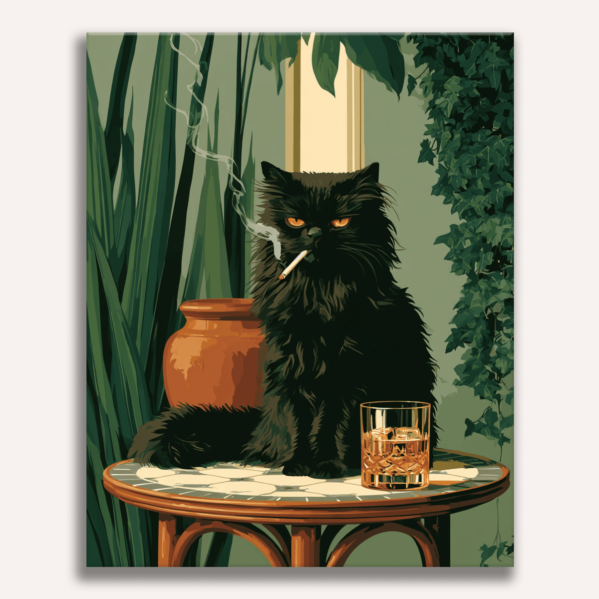 Whiskey Smoker - Number Artist Paint by Numbers Kits