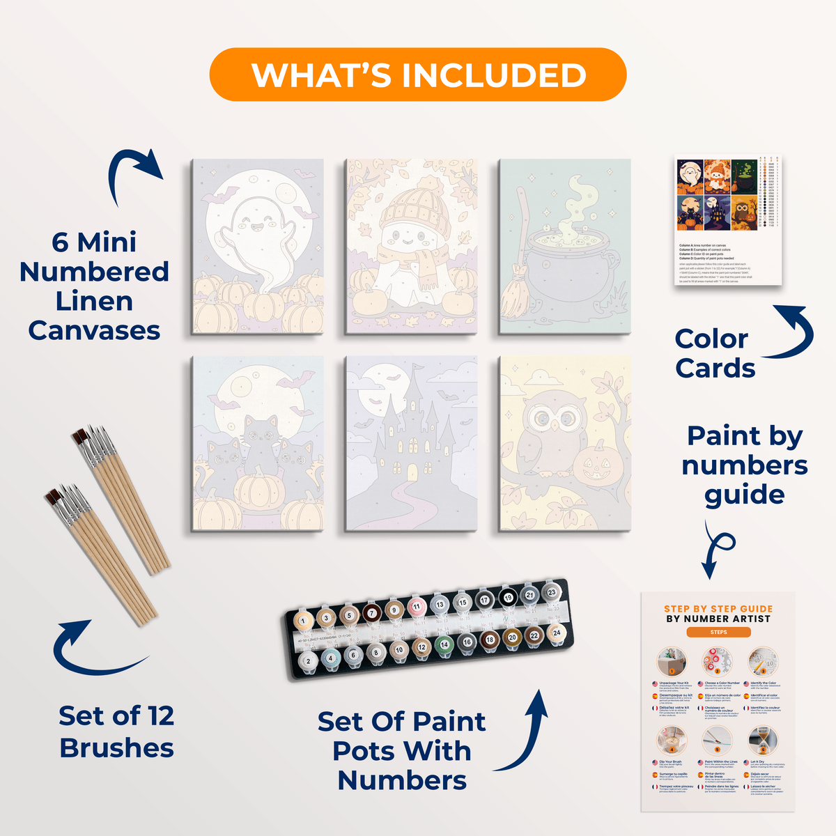Spooky Season - Number Artist Paint by Numbers Kits