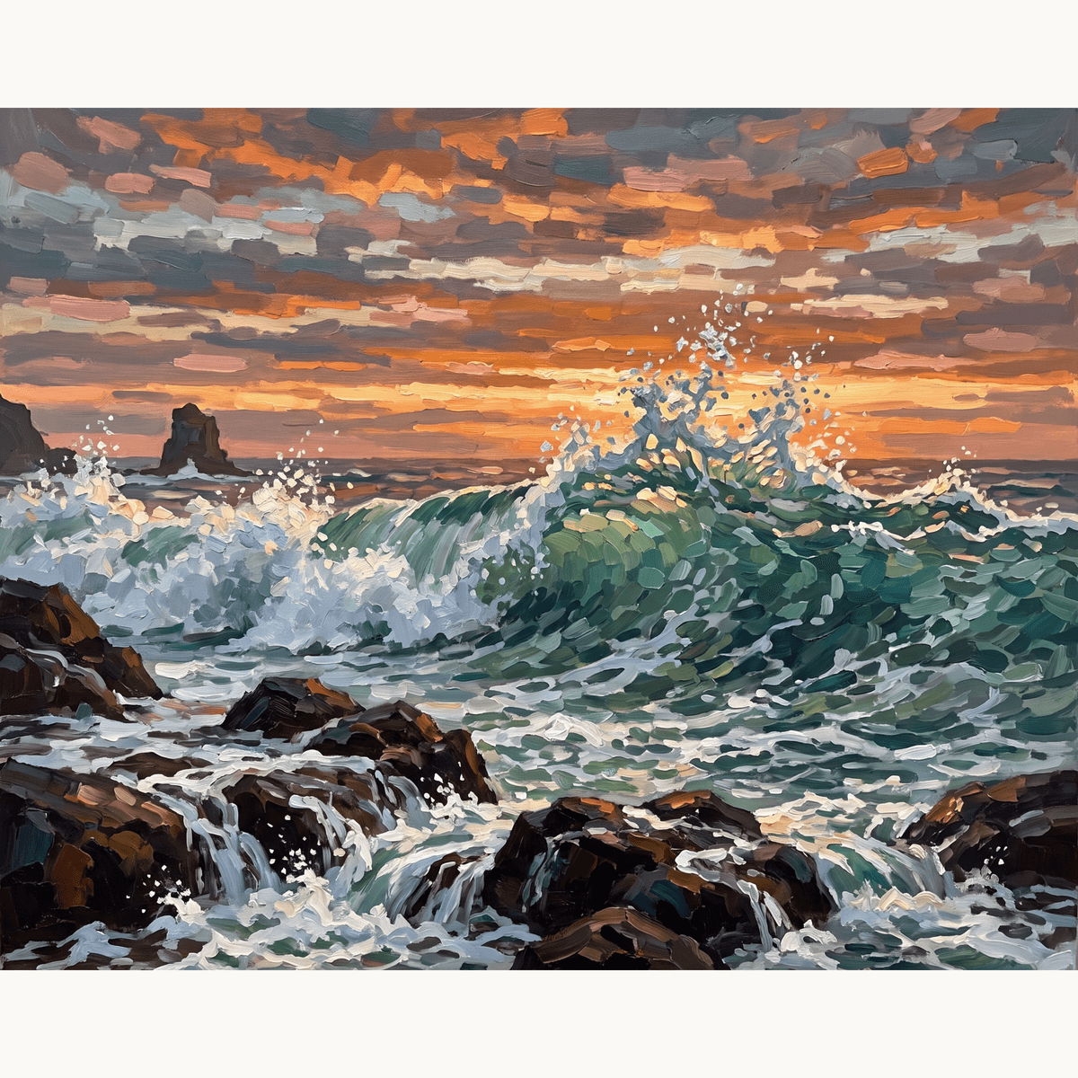 Tidal Roar - Number Artist Paint by Numbers Kits