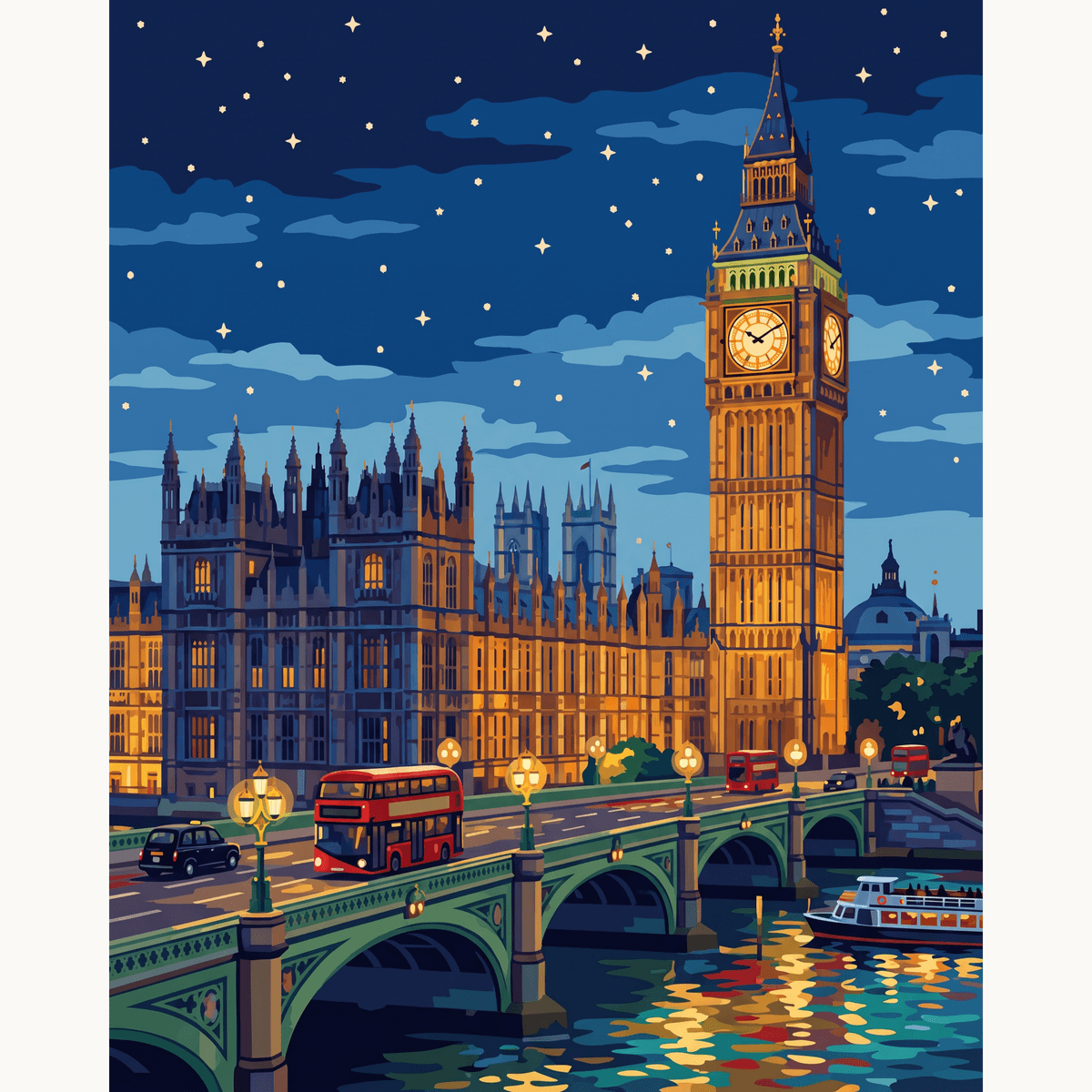 Big Ben Starlight - Number Artist Paint by Numbers Kits