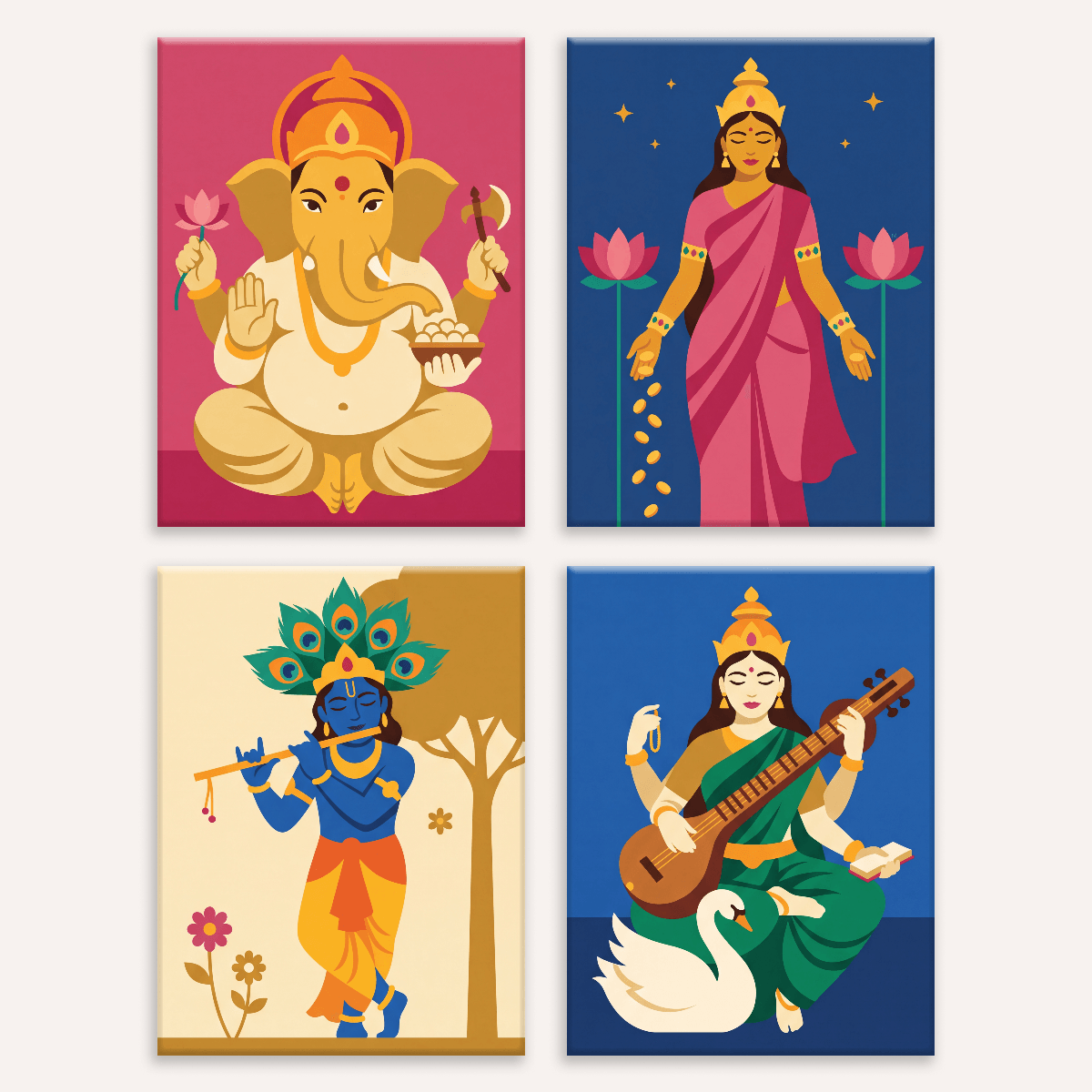 Hindu Deities - Number Artist Paint by Numbers Kits