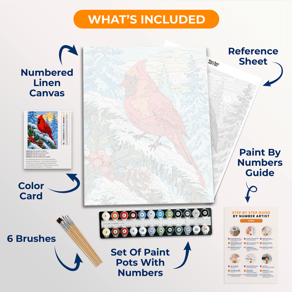 Bright Spirit - Number Artist Paint by Numbers Kits