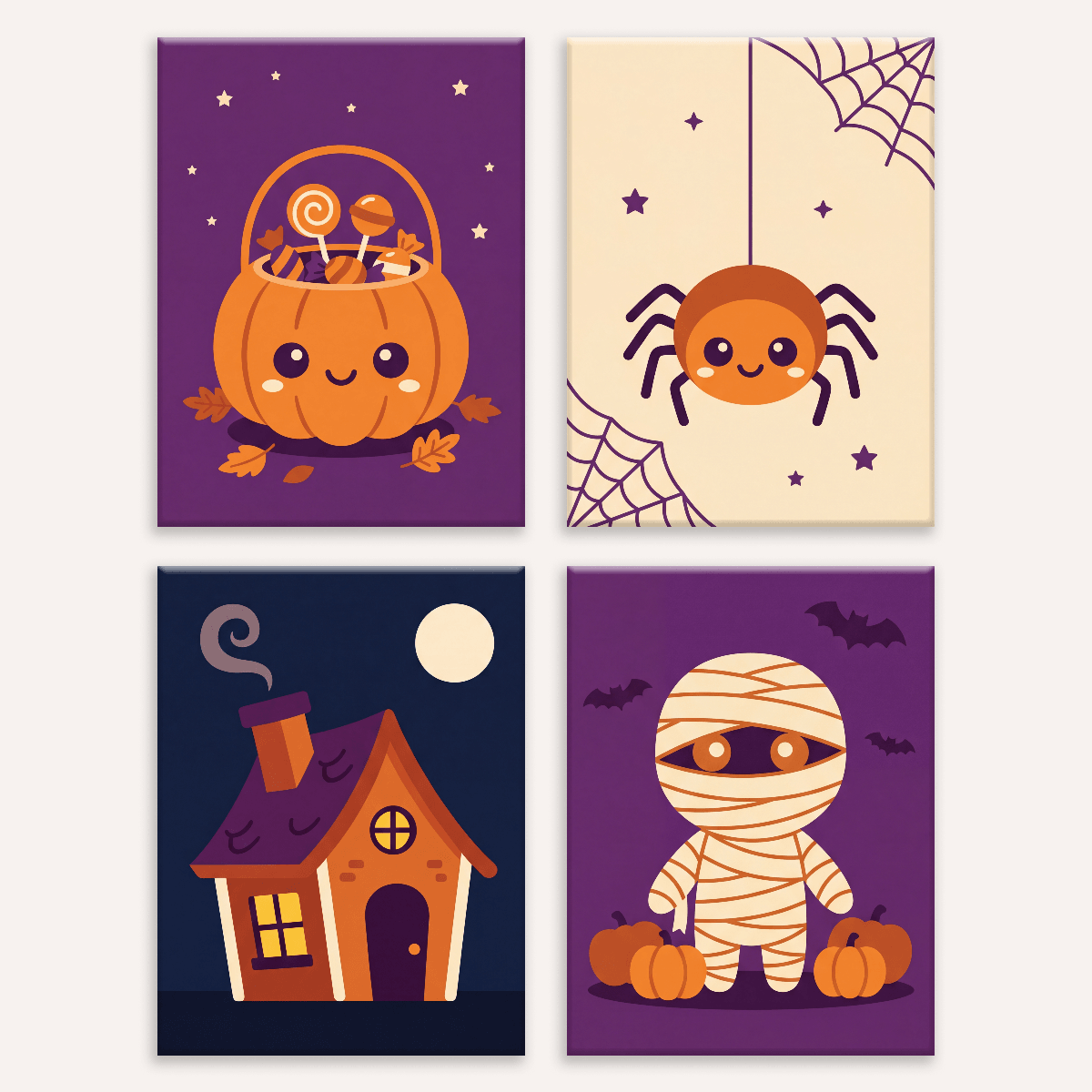 Candy and Cobwebs - Number Artist Paint by Numbers Kits