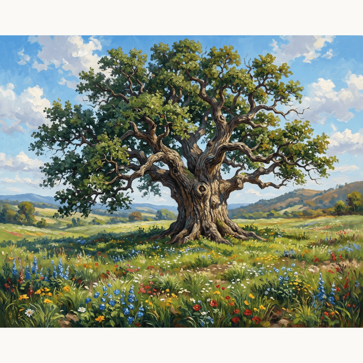 Rolling Oak Hills - Number Artist Paint by Numbers Kits