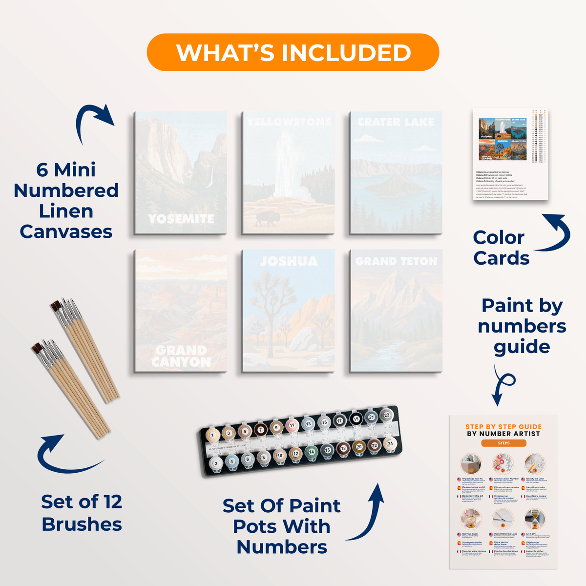 Western Wonders Vol. 1 - Number Artist Paint by Numbers Kits