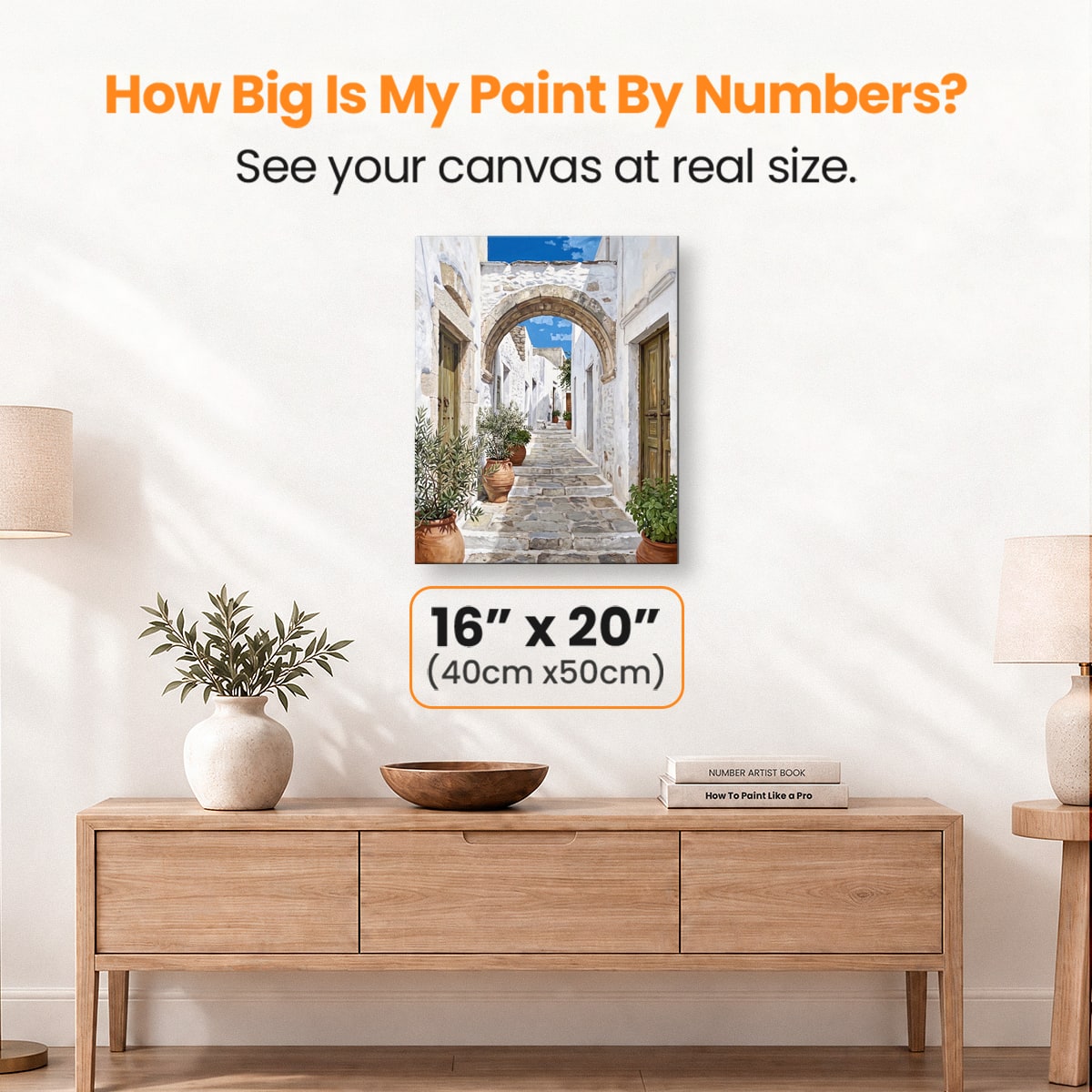 Cretan Alley - Number Artist Paint by Numbers Kits
