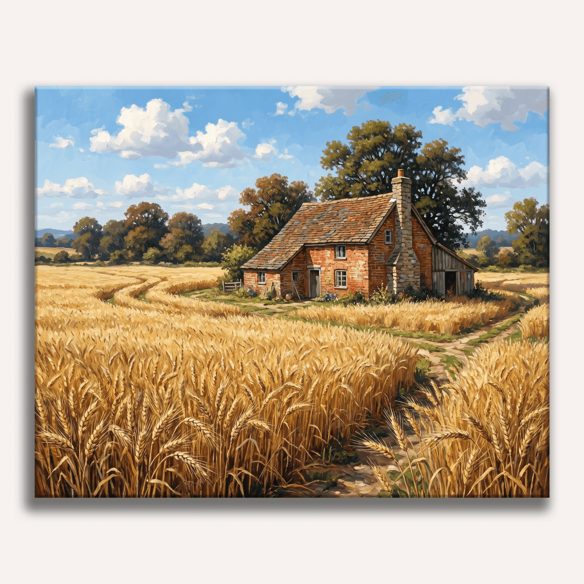 Golden Wheat Farm - Number Artist Paint by Numbers Kits