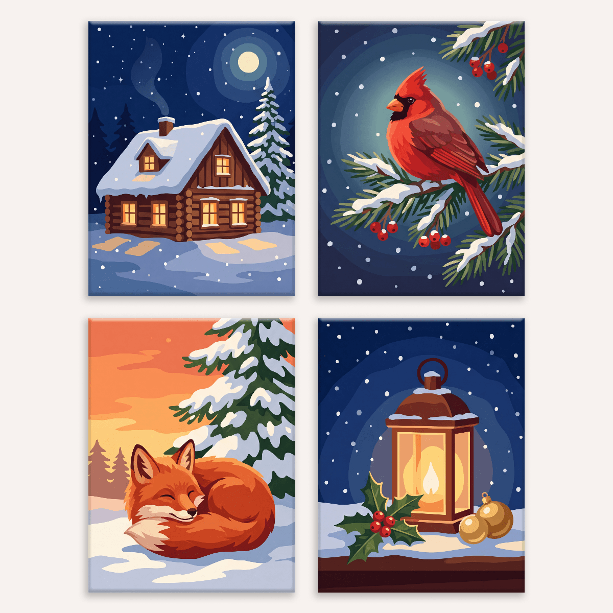 Winter Nights - Number Artist Paint by Numbers Kits