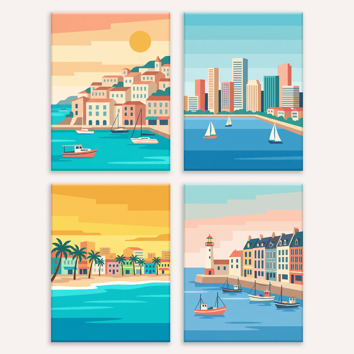 Charismatic Coasts - Number Artist Paint by Numbers Kits